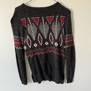 Hollister Dark Gray Knit Sweater